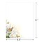 Great Papers! Spring Blossom Butterflies Letterhead, for Invitations, Announcements and Personal Messages, Printer Friendly 8.5”x11”, 50 Pack